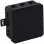 VIPLAST V7 Klik opbouw aftakdoos, leeg, 12 invoeren, zwart, IP54, 100x100x41 mm