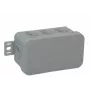 VIPLAST V8 Klik opbouw-klemkast, leeg, 8 kabelinvoeren, grijs, IP54, 80x45x41mm, 038-03