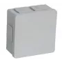 VIPLAST VP-02 opbouwbehuizing, 6 kabelinvoeren, IP55, grijs, 86x86x40mm