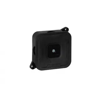 VIPLAST VP-2 inbouw aftakdoos, leeg, 4 kabelinvoeren, IP44, zwart, 85x85x35 mm