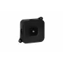 VIPLAST VP-2 inbouw aftakdoos, leeg, 4 kabelinvoeren, IP44, zwart, 85x85x35 mm
