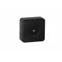 VIPLAST VP-31 opbouw lege behuizing, 12 doorvoeropeningen, IP55, zwart, 85x85x37 mm