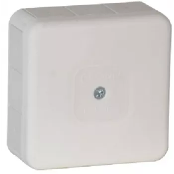 VIPLAST VP-31 opbouw aftakdoos, leeg, 12 kabelinvoeren, IP55, wit, 85x85x37 mm