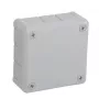 VIPLAST VP-41 opbouw lege behuizing, 12 kabelinvoeren, grijs, IP55, 98x98x42mm