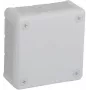 VIPLAST VP-41 opbouw aftakdoos, leeg, 12 kabelinvoeren, wit, IP55, 98x98x42 mm