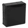 VIPLAST VP-51 opbouw-lege aftakdoos, 12 kabelinvoeren, IP55, zwart, 118x118x46 mm, 051-05