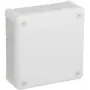 VIPLAST VP-51 opbouw lege doos, 12 kabelinvoeren, wit, IP55, 118x118x46 mm