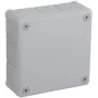 VIPLAST VP-51 opbouw-aftakdoos, 12 invoeren, grijs, IP55, 118x118x46 mm