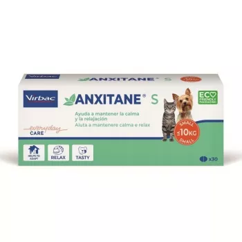 Virbac Anxitane 30 kauwtabletten voor honden en katten – L-theanine kalmerend supplement