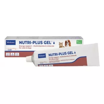 Virbac Nutri-Plus Gel 120g+C hoogenergetisch voedingssupplement voor honden en katten