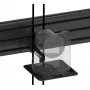 Vision VFM-MNU/P3X75 robuuste wand- en railmontagekit voor 3 lcd-displays 65-75 inch staand staal aluminium zwart