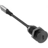 Vivolink USB-C Tafelstopcontact Zwart met 0,3 m USB-C-kabel