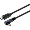 Vivolink USB-C naar USB-C kabel, haaks, voor professioneel gebruik (PROUSBCMMS8A)