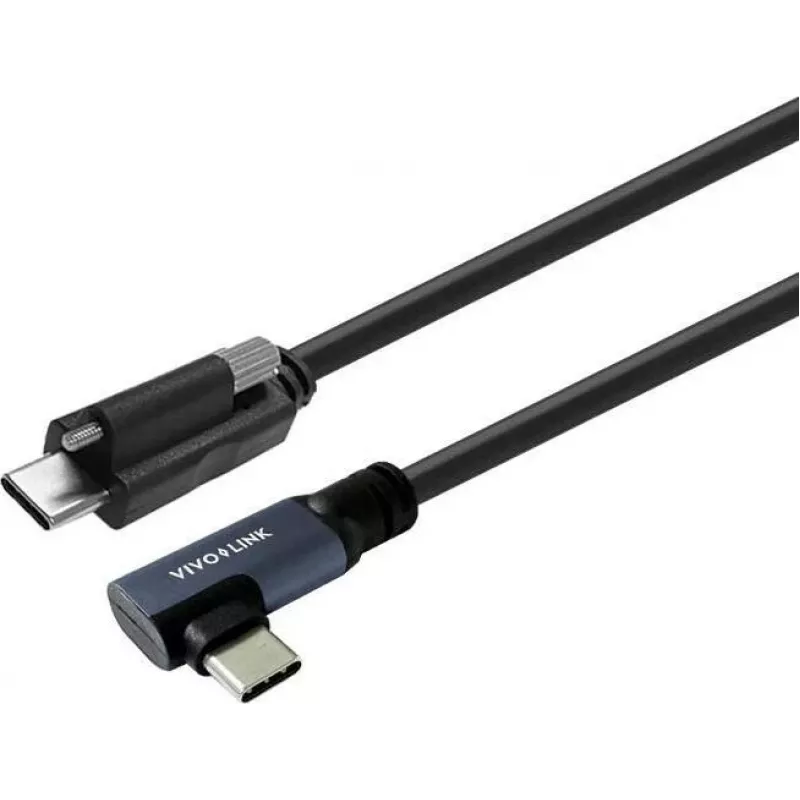 Vivolink USB-C naar USB-C kabel, haaks, voor professioneel gebruik (PROUSBCMMS8A)