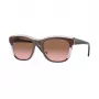 VOGUE VO5557S313614 dames zonnebril - transparant grijs montuur, donkergrijze glazen, 54 mm