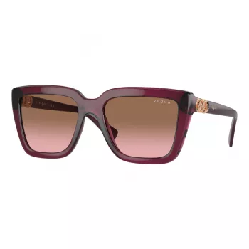 VOGUE VO5575SB29891 dames rechthoekige zonnebril Havana bruin verloop 55mm