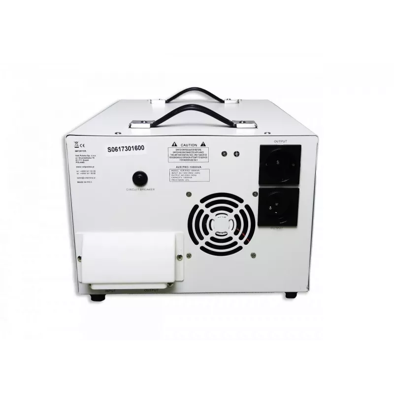 Volt Polska AVR Pro 10000VA 3% servospanningsstabilisator