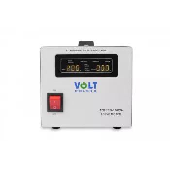 Volt Polska AVR Pro 1000VA servo-spanningsstabilisator met 3% nauwkeurigheid
