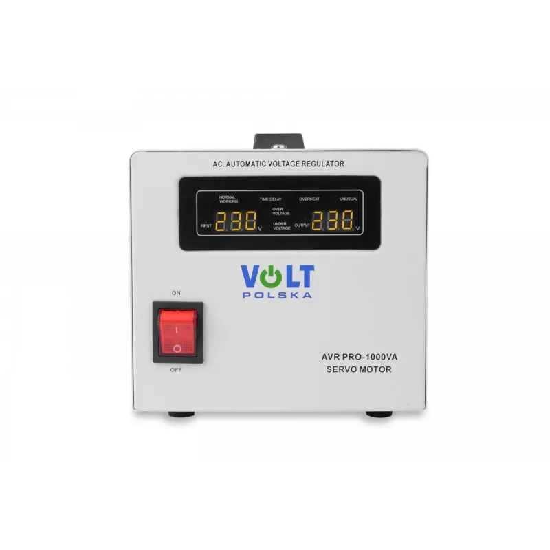 Volt Polska AVR Pro 1000VA servo-spanningsstabilisator met 3% nauwkeurigheid