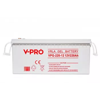 Volt Polska Gel VPRO Solar 12V 220Ah batterij