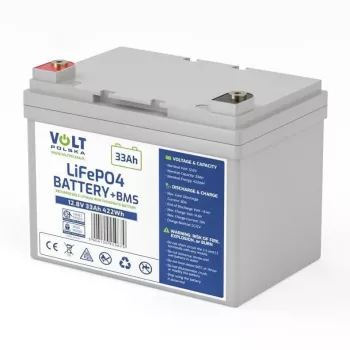VOLT POLSKA LiFePO4-accu 12,8V 33Ah 30A