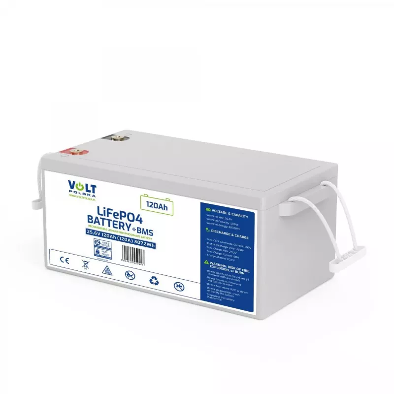 VOLT POLSKA LiFePO4 accu 24V 120Ah 120A