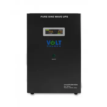 VOLT POLSKA SINUS UPS 800 + 55Ah noodstroomvoorziening (500/800W)