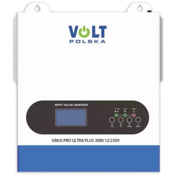 Volt Polska SinusPro ULTRA PLUS 3000 12/230V (1500/3000W) + 100A MPPT zuivere-sinusgolf hybride omvormer