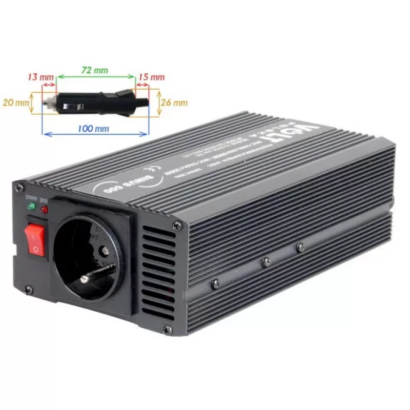 Volt Sinus 600 zuivere sinus omvormer 24V-230V 300W/600W