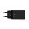 Voltage GaN oplader 67W wandlader, PD 3.0 / QC 3.0, 2x USB-C & 1x USB-A, EU-stekker, zwart
