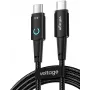 VOLTAGE PowerAngle USB-C naar USB-C 100W PD-kabel 1m zwart
