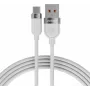VOLTAGE VEKS66AC100WE USB-A naar USB-C siliconen 66W PD snellaadkabel 1m wit