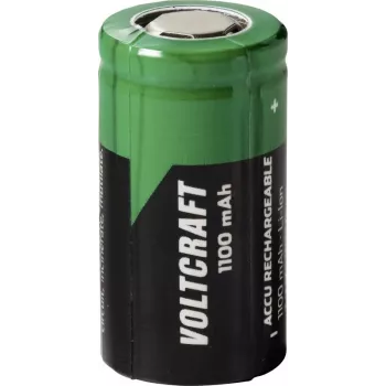 VOLTCRAFT 18350 Flat-Top Li-Ion-accu 3,7 V 1100 mAh (VC-17666005)