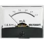 VOLTCRAFT AM-60X46/1MA/DC analoog inbouwmeetinstrument, gelijkstroom 0-1 mA, draaispoelmeter, 46x60 mm
