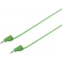 VOLTCRAFT hoogflexibele meetkabel 2 mm lamellenstekker naar 2 mm lamellenstekker, 0,6 m, groen, 2,2 A, MSB-200 (VC-8557715)