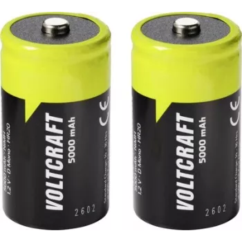 VOLTCRAFT mono (D) NiMH accu 5000 mAh 1,2 V ready to use, 2-pack (VC-17275495)