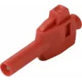 VOLTCRAFT MP-4 laboratoriumstekker met klemansluiting, recht, 4 mm pin, rood, 1 stk. (VC-17195255)