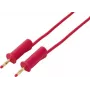 VOLTCRAFT MSB-132 2 m rode meetkabel met 4 mm stapelbare banaanstekkers VC-18709990