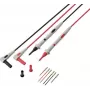 VOLTCRAFT MSL-530 meetsnoer-set 4 mm banaanstekker naar testpen 1 m zwart/rood 1 paar VC-17766110