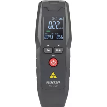 VOLTCRAFT RM-300 geigerteller stralingsdetector voor bèta-, gamma- en röntgenstraling met akoestisch alarm VC-13986170