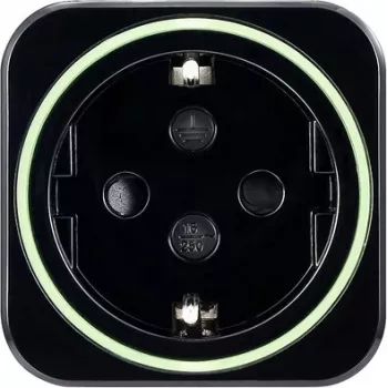 VOLTCRAFT SEM6500 BLACK energiekostenmeter met draadloos smart-stopcontact, datalogger, USB-export, kostenprognose, TRMS, instelbaar tarief VC-15450900