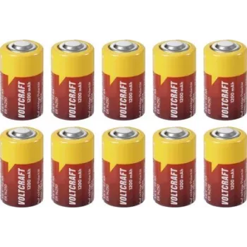 VOLTCRAFT speciale batterij 1/2AA button-top Li-SOCl2 3,6 V 1200 mAh 10 stuks (VC-17256075)