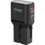 VOLTCRAFT UC-1C1A35W01 35W reisoplader USB-C PD & USB-A Quick Charge, zwart, met EU/UK/US adapters VC-17792720