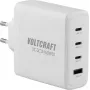 VOLTCRAFT UC-3C1A140W01 GaN USB-oplader 140W PD 3.1, 3x USB-C, 1x USB-A, wit