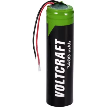 Voltcraft VC-18650PCM specialbatterij 18650 met kabel lithium 3,6 V 3400 mAh (VC-16569875)