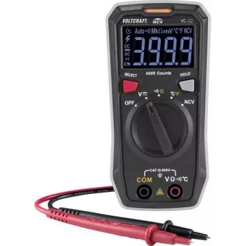 VOLTCRAFT VC-22 digitale multimeter CAT III 600 V, 4000 counts VC-11899610