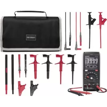 VOLTCRAFT VC-252 digitale multimeter met MLSet-100 meetsnoeren en draagtas (VC-12884305+VC-18652745)