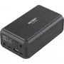 VOLTCRAFT VC-2700 powerbank 27000 mAh USB PD 3.0, USB PD 2.0, PPS, snelopladen Li-Ion zwart, gelijktijdig laden en ontladen, statusindicatie (VC-18192885)