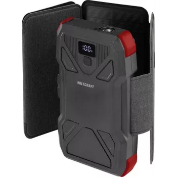 VOLTCRAFT VC-SPB-20.000 solar powerbank 20000 mAh met 1,5 W zonnepaneel, 3 A uitgang, IP65, zwart VC-14456835