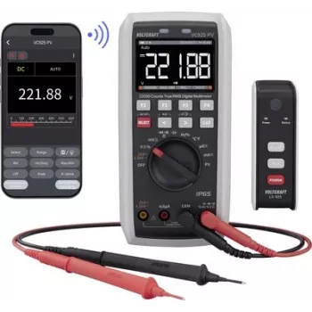 VOLTCRAFT VC925 PV Solar digitale multimeter True RMS 20000 counts IP65 CAT III 1500V CAT IV 1000V Bluetooth VC-15361740